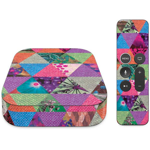 Quilted Spring Apple TV Skin